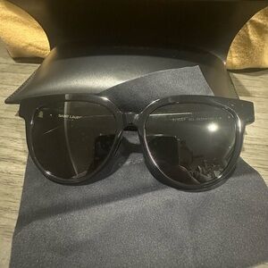 Saint Laurent Glossy Black Sunglasses